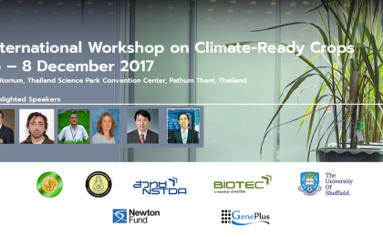 International Workshop on Climate-Ready Crops 6 – 8 December 2017
