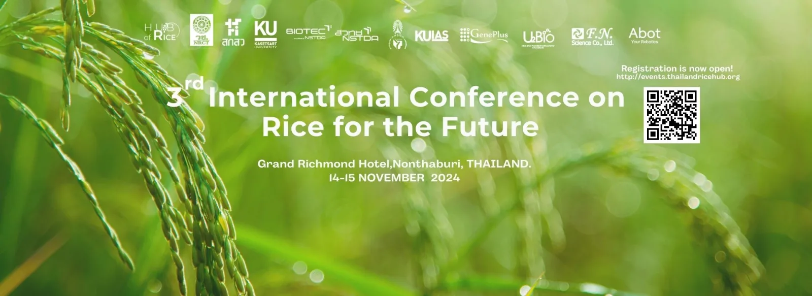 3rd International Conference on Rice for the Future